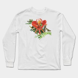 ʻŌhai flower, native Hawaiian flowering shrub Long Sleeve T-Shirt